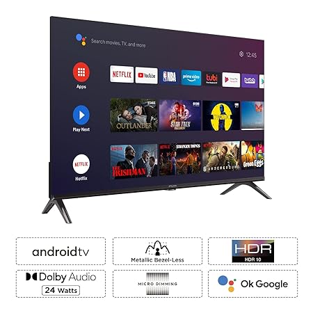 iFFALCON 32 inches Bezel-Less S Series HD Ready Smart Android LED TV