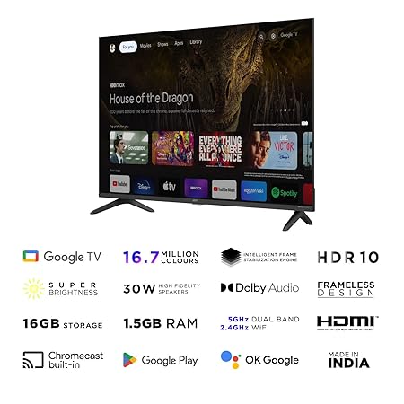 Acer 32 inches Advanced I Series HD Ready Smart LED Google TV