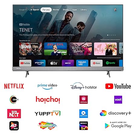 Hisense 55 inches Tornado 20 Series 4K Ultra HD Smart LED Google TV