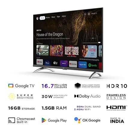 Acer 40 inches I Series Full HD Smart LED Google TV