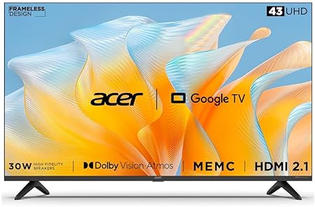 Acer 43 inches I Series 4K Ultra HD Smart LED TV