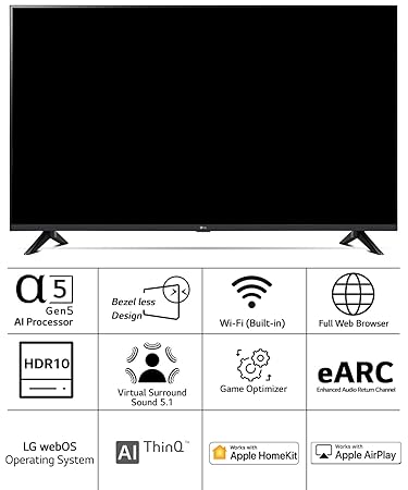 LG 32 inches HD Ready Smart LED TV