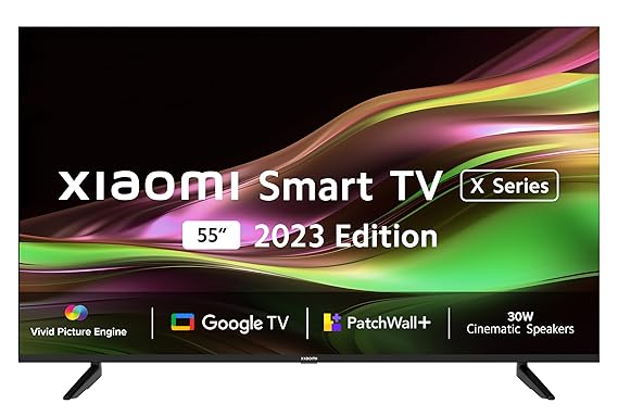 Mi 55 inches X 4K Dolby Vision Series Smart Google TV
