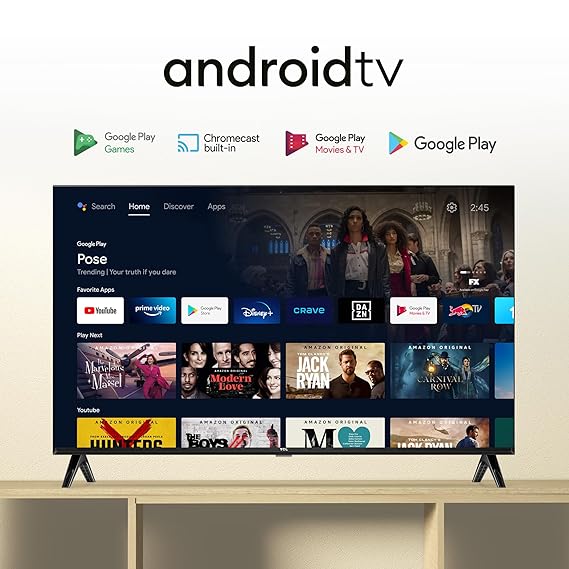 TCL 32 inches Bezel-Less S Series FHD Smart Android LED TV