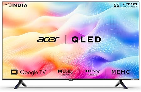 Acer 55 inches V Series 4K Ultra HD Smart QLED Google TV
