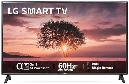 LG 32 inches HD Ready Smart LED TV, Ceramic Black