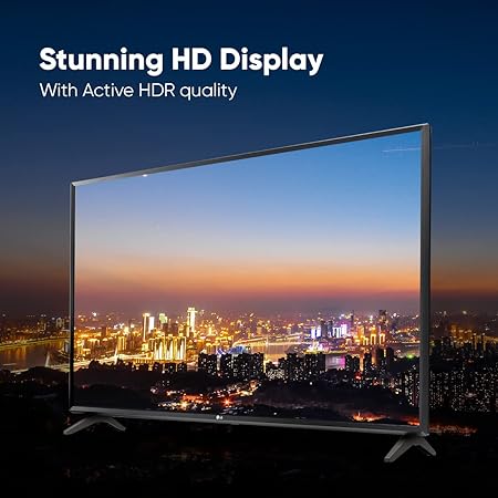 LG 32 inches HD Ready Smart LED TV, Ceramic Black