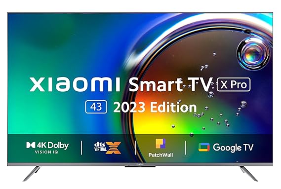 MI 43 inches X Pro 4K Dolby Vision IQ Series Smart Google TV