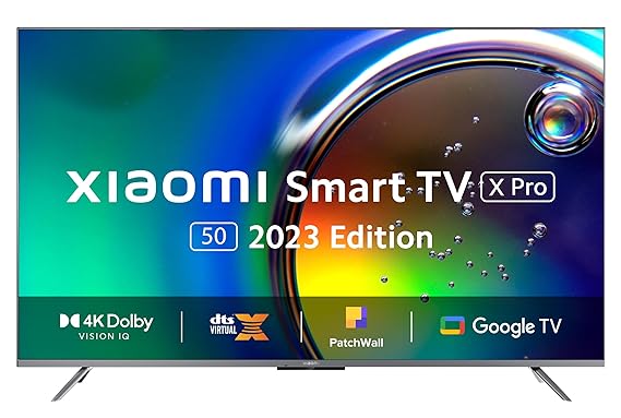 MI 50 inches X Pro 4K Dolby Vision IQ Series Smart Google TV