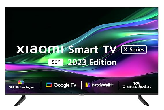 MI 50 inches X 4K Dolby Vision Series Smart Google TV