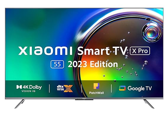 MI 55 inches X Pro 4K Dolby Vision IQ Series Smart Google TV
