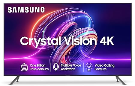 Samsung 55 Inches Crystal Vision 4K Ultra HD Smart LED TV