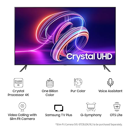 Samsung 55 Inches Crystal Vision 4K Ultra HD Smart LED TV