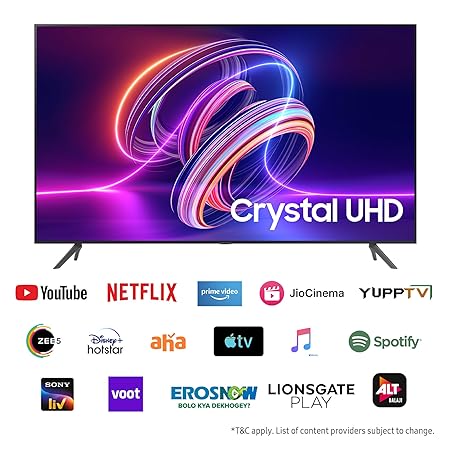 Samsung 55 Inches Crystal Vision 4K Ultra HD Smart LED TV