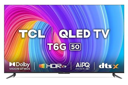 TCL 50 inches 4K Ultra HD Smart QLED Google TV