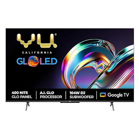 VU 65 inches The GloLED Series 4K Smart LED Google TV