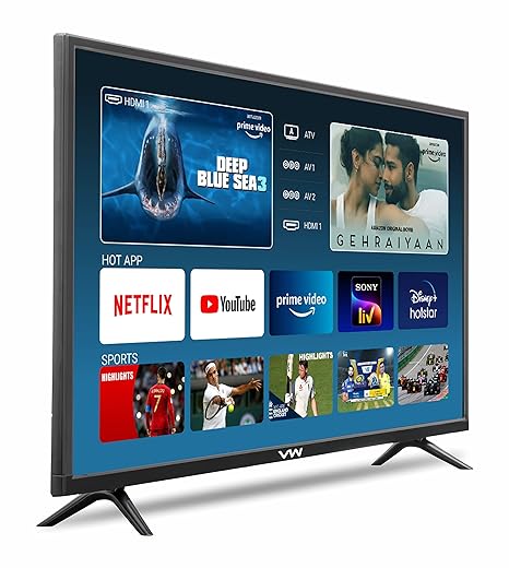 VW 24 inches HD Ready Android Smart LED TV