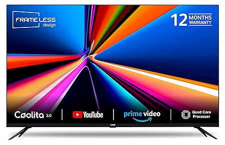 VW 43 inches Linux Series Frameless Full HD Smart LED TV