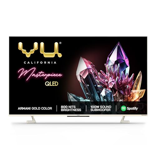 Vu 65 inches The Masterpiece Glo Series 4K Ultra HD Smart Android QLED TV