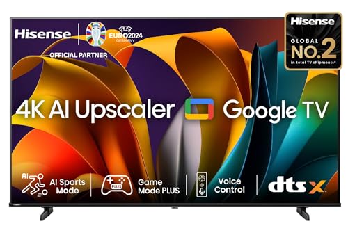 Hisense 108 cm (43 inches) E6N Series 4K Ultra HD Smart LED Google TV