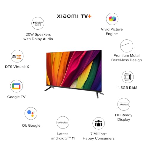 MI 80 cm (32 inches) A Series HD Ready Smart Google LED TV