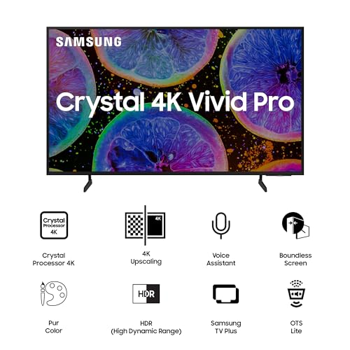 Samsung 138 cm (55 inches) D Series Crystal 4K Vivid Pro Ultra HD Smart LED TV