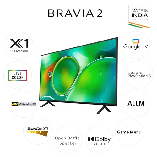 Sony 139 cm (55 inches) BRAVIA 2 4K Ultra HD Smart LED Google TV