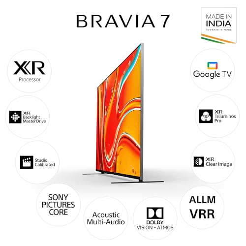 Sony 139 cm (55 inches) BRAVIA 7 4K Ultra HD AI Smart Mini LED Google TV