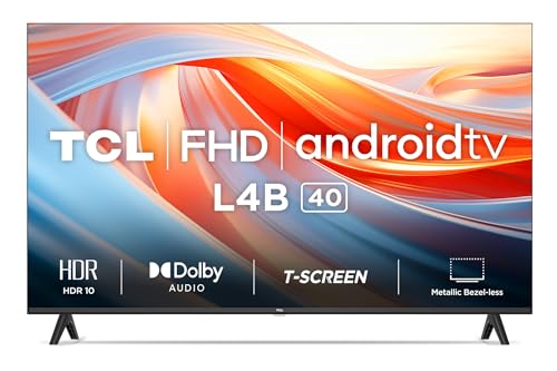 TCL 101 cm (40 inches) Mettalic Bezel-Less Full HD Smart Android LED TV