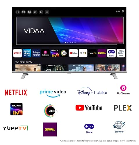 Toshiba 108 cm (43 inches) VIDAA 4K Ultra HD Smart QLED TV