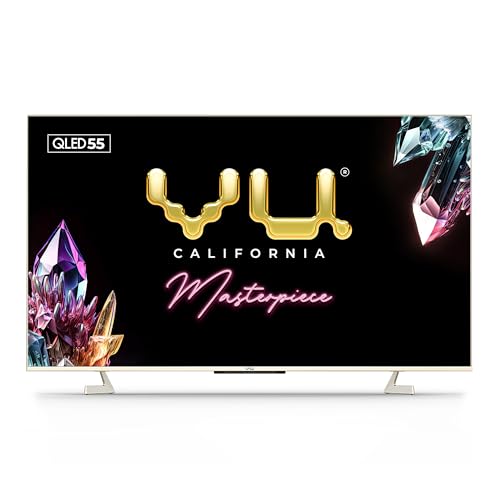 Vu 139cm (55 inches) Masterpiece Series Android 4K QLED TV
