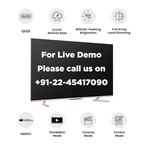 Vu 139cm (55 inches) Masterpiece Series Android 4K QLED TV