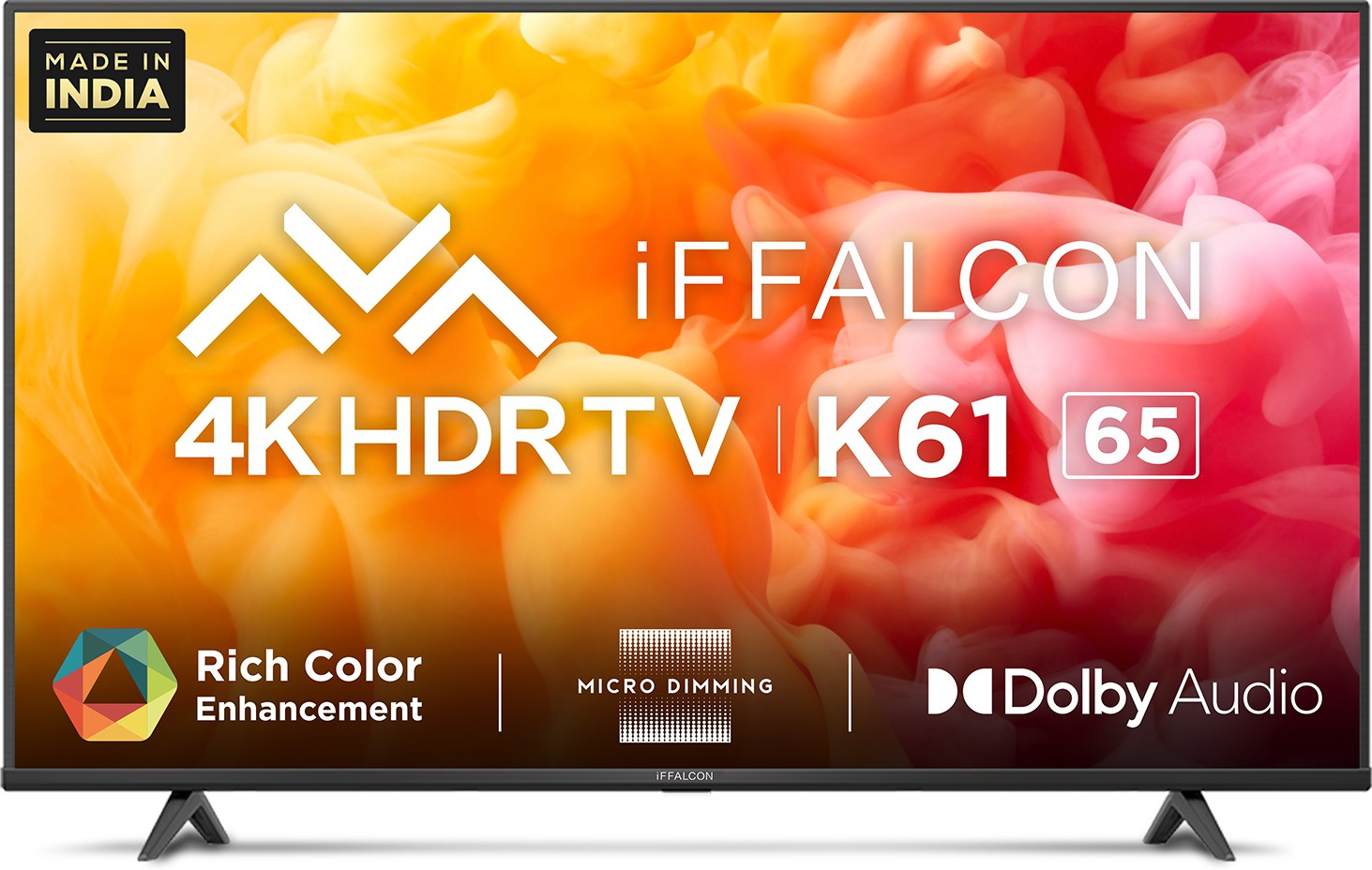 iFFALCON by TCL K61 65 inches Ultra HD (4K) LED Smart Android TV