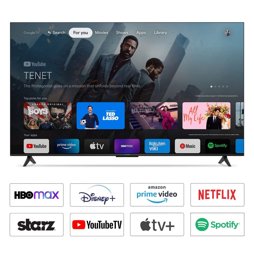 iFFALCON by TCL U62 139 cm (55 inch) Ultra HD (4K) LED Smart Google TV with 24W Dolby Audio