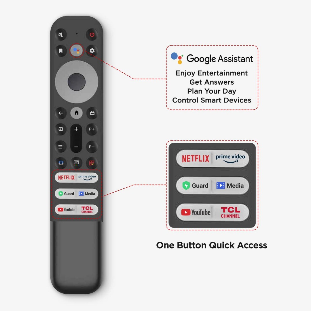 iFFALCON by TCL U62 139 cm (55 inch) Ultra HD (4K) LED Smart Google TV with 24W Dolby Audio