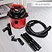 Agaro 33398 Rapid 1000W | 10 Litre Wet &Dry Vacuum Cleaner | Red &Black