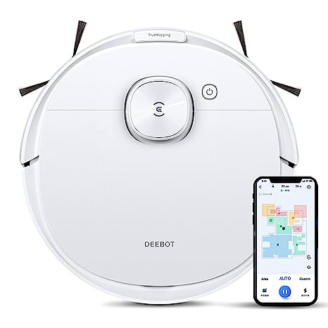 Ecovacs Deebot N8 2-In-1 Robotic Vacuum Cleaner | White