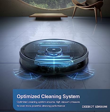 Ecovacs Deebot Ozmo 950 Robotic Vacuum Cleaner 2-In-1 Vacuuming And Mopping
