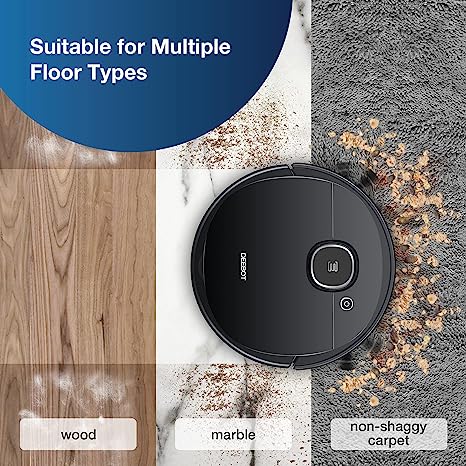 Ecovacs Deebot Ozmo 950 Robotic Vacuum Cleaner 2-In-1 Vacuuming And Mopping