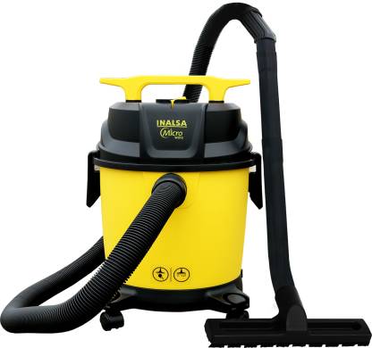 Inalsa Vacuum Cleaner Wet And Dry Micro Wd10 | Yellow &Black