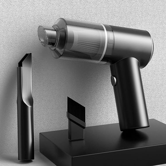 Aim Portable Electric Nail Drill Professional Cleaner Dust Collection/2 In 1 Car Vacuum Cleaner Wireless | Black