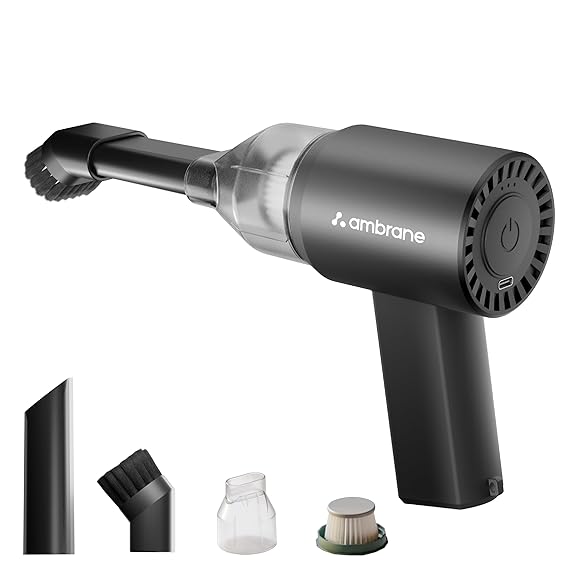 Ambrane Portable Cordless Car Vacuum Cleaner