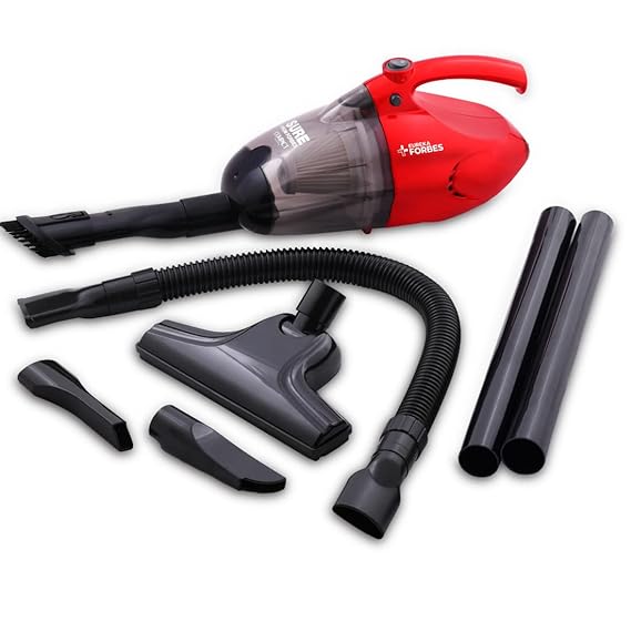 Eureka Forbes Compact 700 Watts Powerful Suction &Blower Vacuum Cleaner With Washable Hepa Filter | Red &Black