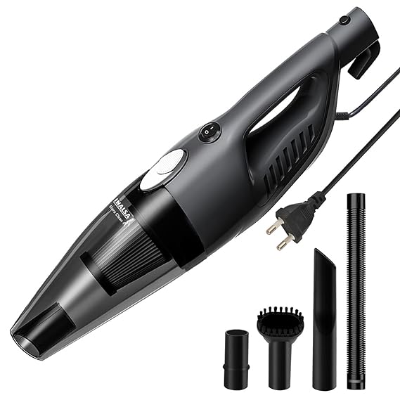Inalsa Vaccum Cleaner Handheld 800W High Powerful Motor | Black &Grey