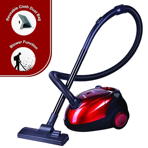 Inalsa Vacuum Cleaner For Home Spruce-1200W | Red &Black