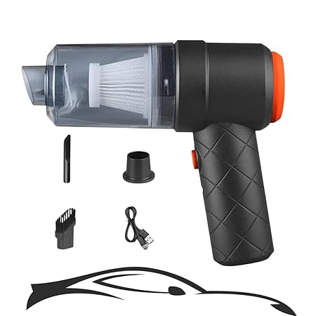 Pagaly Wireless Car Vacuum 2 In 1 Rechargable Handheld | Black