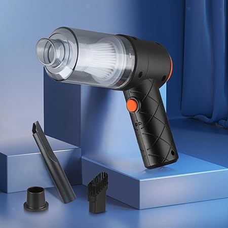 Pagaly Wireless Car Vacuum 2 In 1 Rechargable Handheld | Black