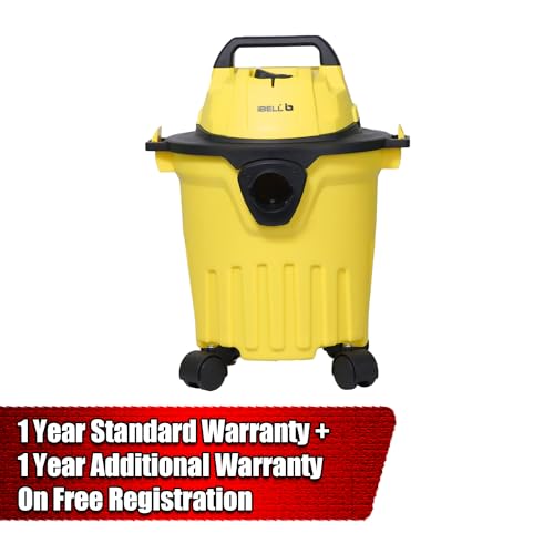Ibell Vc120Ybplus Vacuum Cleaner | 12L Barrel | 1200W | Wet And Dry Blowing &Suction | Yellow