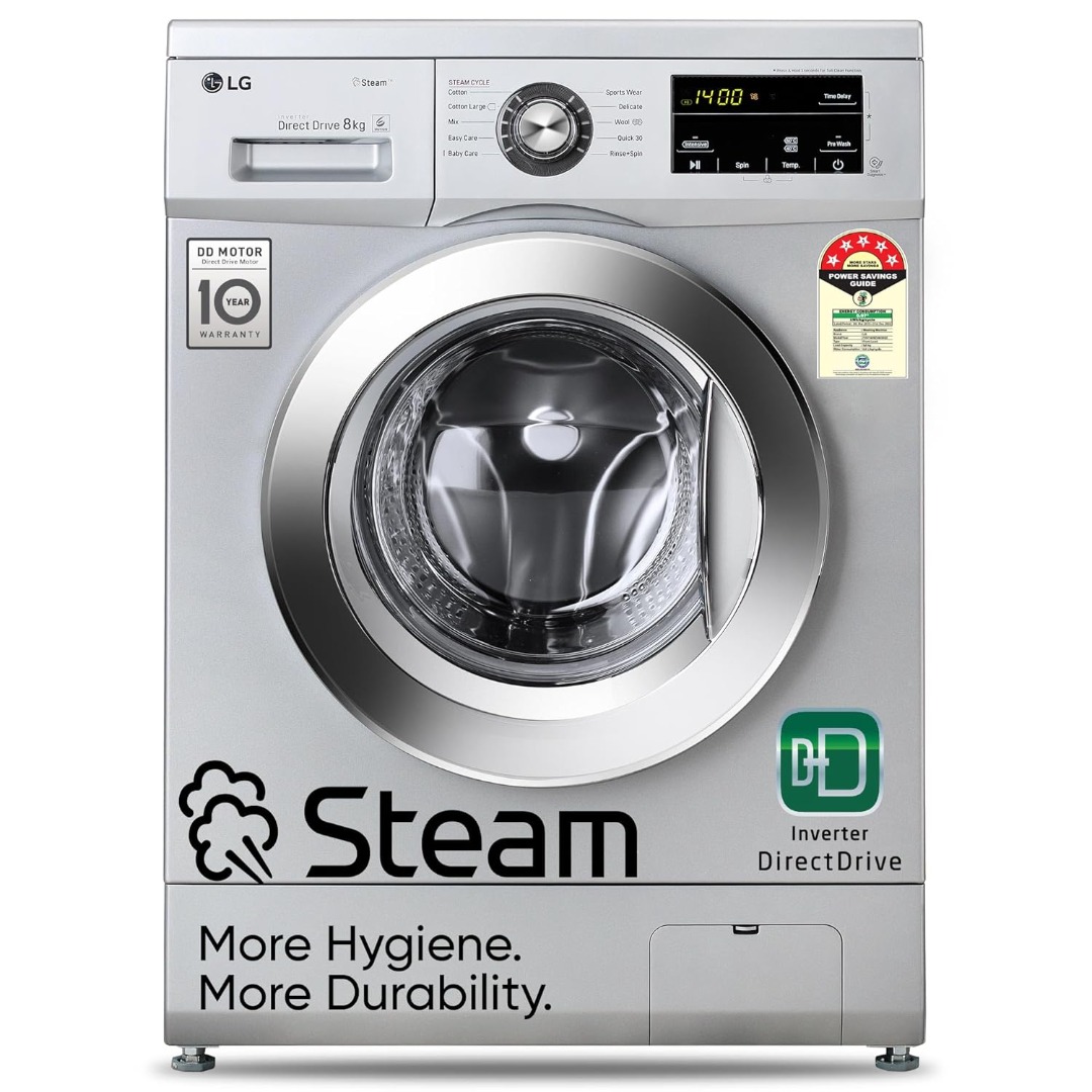 LG 8 Kg 5 Star Front Load Fully Automatic Washing Machine