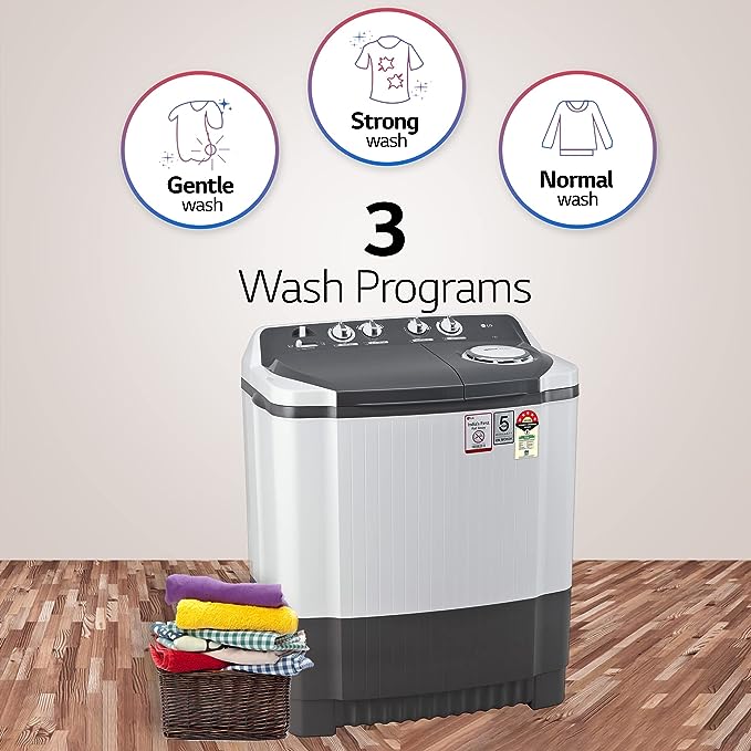 LG 7 Kg 5 Star Top Load Semi Automatic Washing Machine